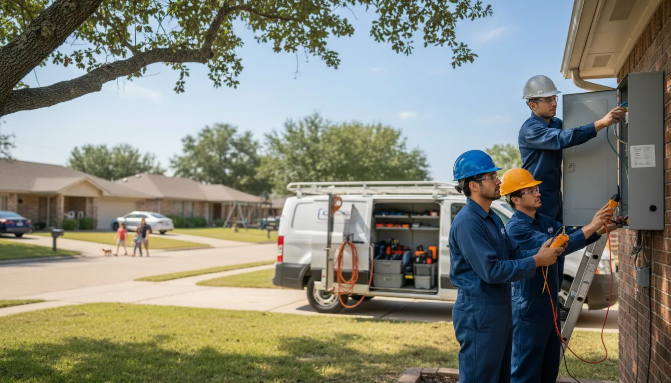 Certified electrician providing emergency electrical services in Fairfield, ND